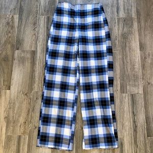 Plaid URBAN OUTFITTERS Pleated Pants